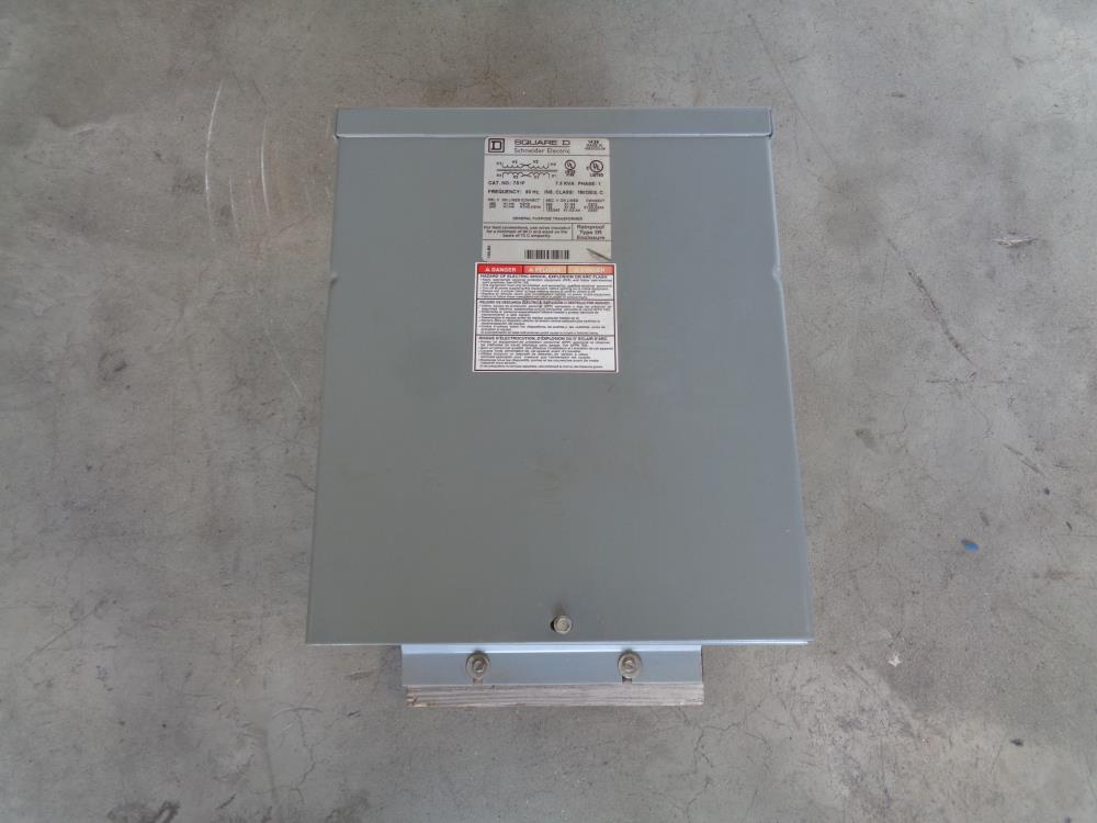 Square D General Purpose Transformer 7S1F, 7.5 KVA, Phase 1